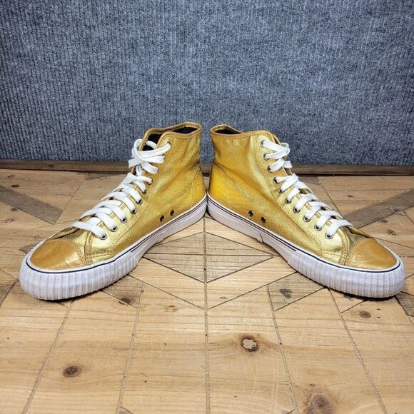 PF FLYERS Posture Foundation Gold High Top Sneakers Shoes Athletic Men's Size 13 - Picture 5 of 12